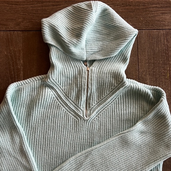 NWT ADEAM Tennis Hoodie Mint Green - Picture 7 of 13
